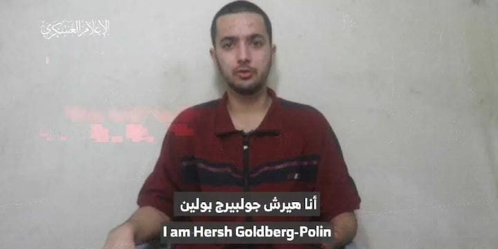 Hamas Releases Video of Hostage Hersh Goldberg-Polin Missing His Left Hand