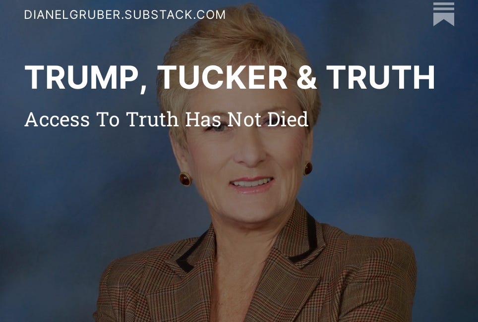 TRUMP, TUCKER & TRUTH