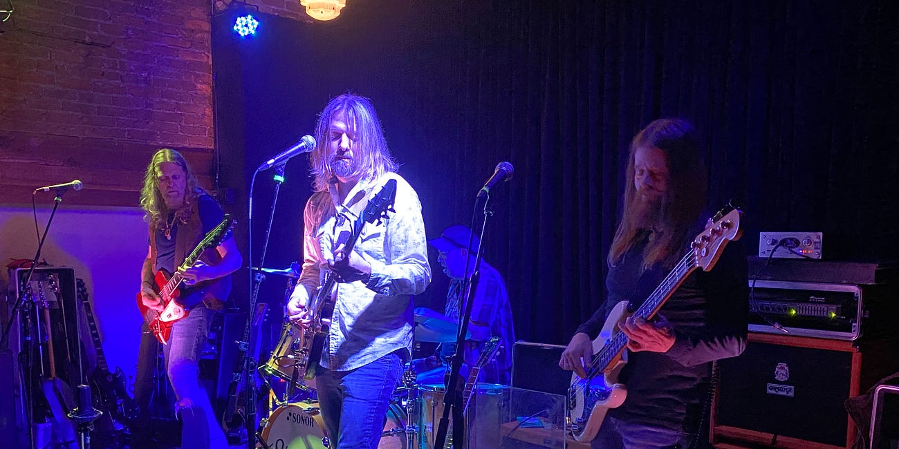 Updates on the Steepwater Band, including details from their latest show