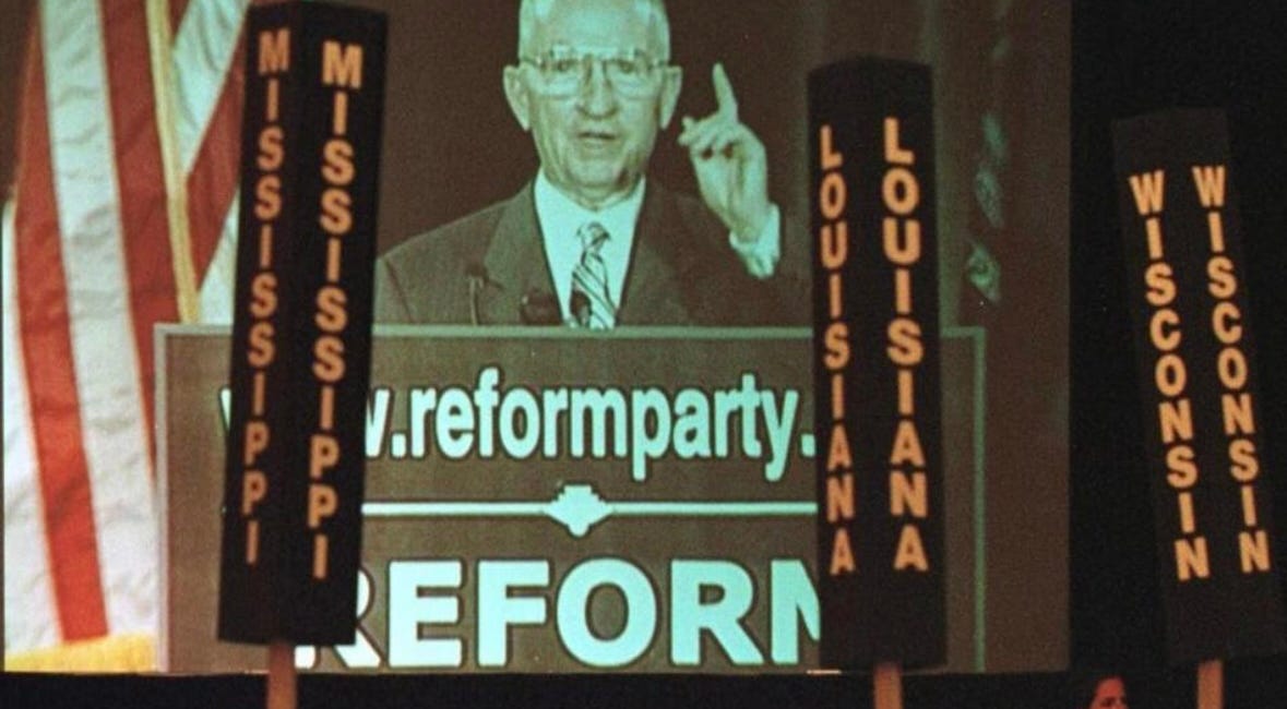 Ross Perot's Reform Party Mounts A Comeback