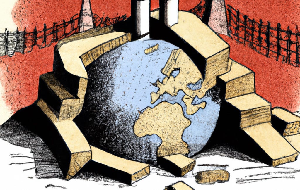 Addressing Global Divides on a Crackling Globe of Deepening Faults