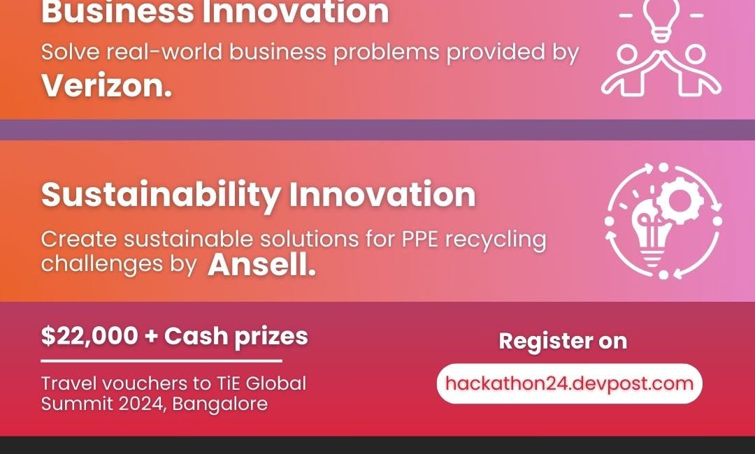 TiE U Hack@thon 2024: Seize the Opportunity to Innovate in Business and Sustainability