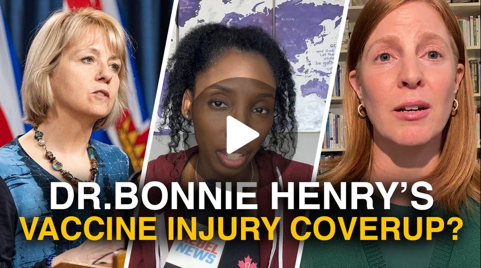 VACCINE INJURY COVER UP! SHOCKING: Bonnie Henry Pushed COVID Jabs on Canadians After BCCDC Withheld Vaccine Injury Data