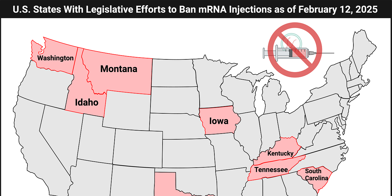 BREAKING - Kentucky Becomes the 9th U.S. State with Legislative Efforts to Ban mRNA Injections