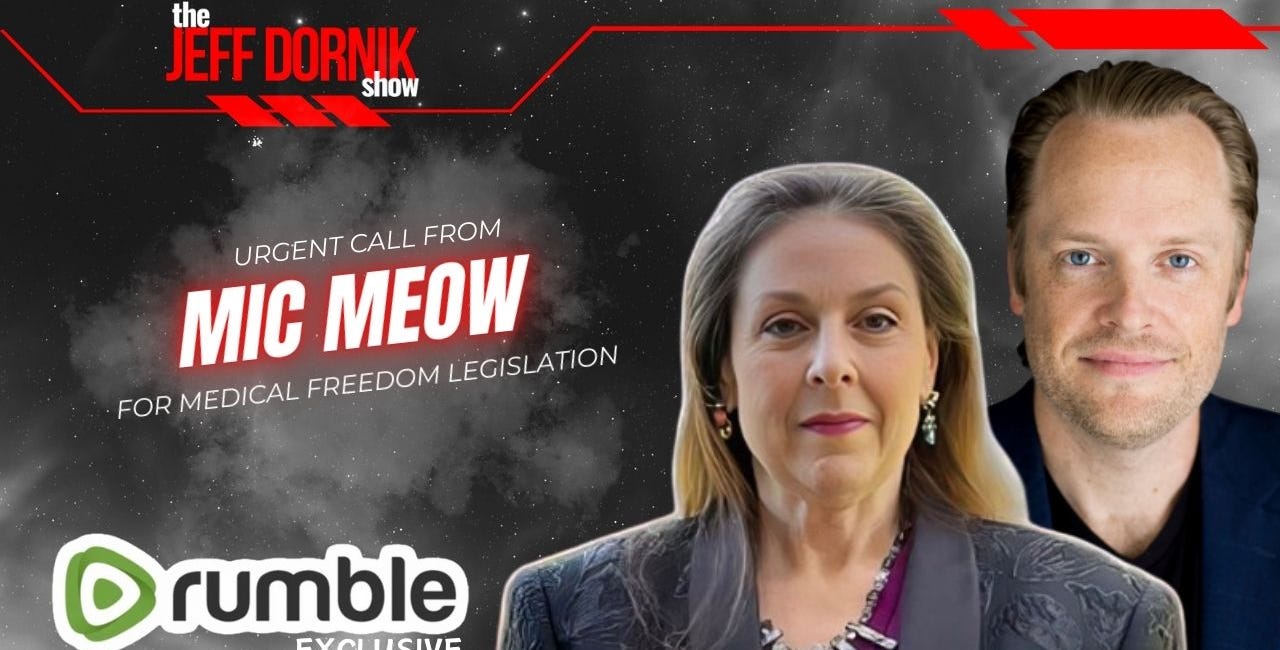 Urgent Call From Mic Meow for Medical Freedom Legislation