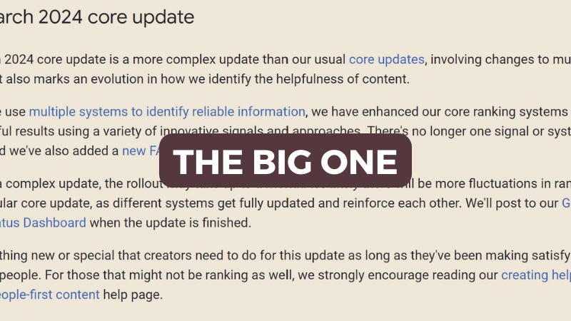 New Google Update Drop