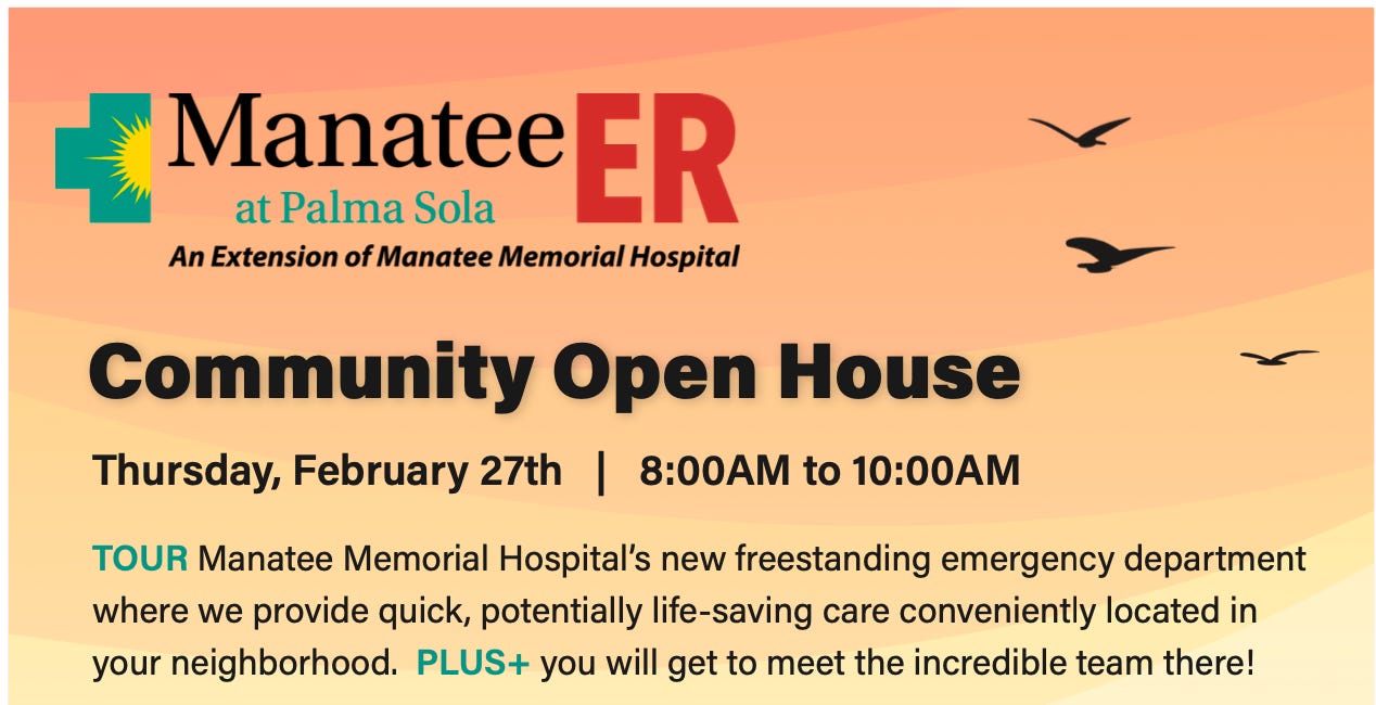 Open House at Manatee ER at Palma Sola