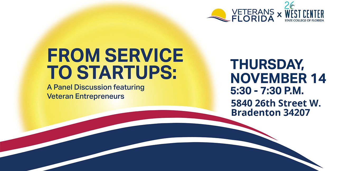 Manatee County to Host Free Event for Veterans on Entrepreneurship