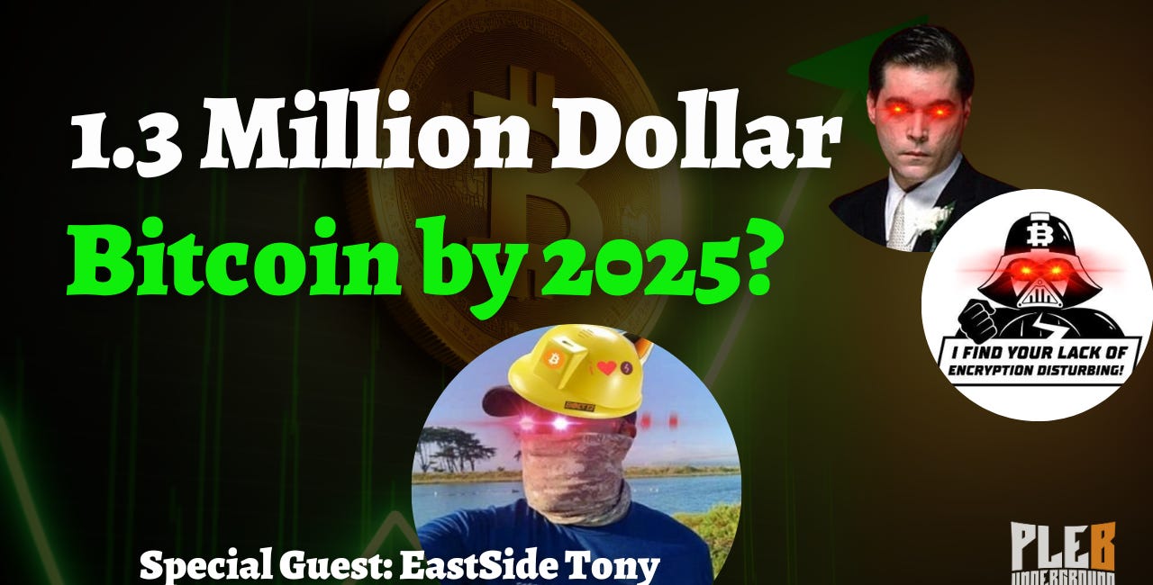 1.3 Million Dollar Bitcoin By 2025? | Guest: EastSide Tony | EP 56