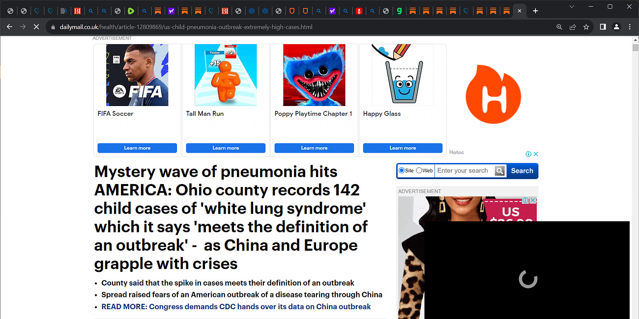 BREAKING! White lung pneumonia in children in America? Serious? Is this due to the damage done by the mRNA technology COVID vaccine (Weissman, Malone, Kariko, Bourla, Bancel Sahin etc.) & lockdowns? 