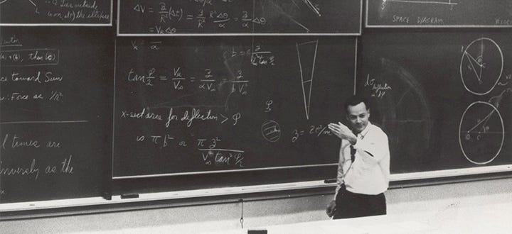Perfectly Reasonable Deviations from the Beaten Track, by Richard Feynman