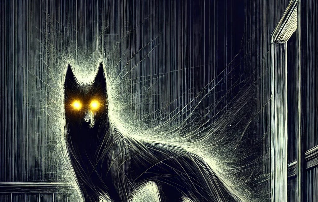 🐕‍🦺 Czarny pies