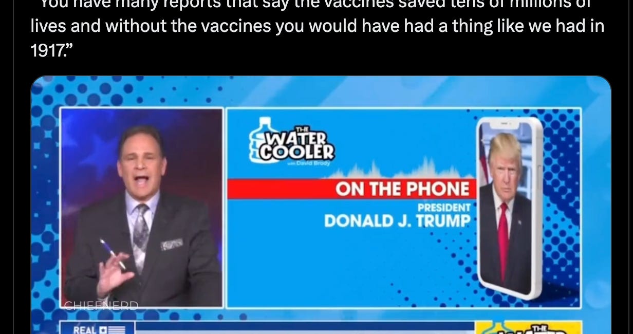 "I got the FDA to do things...it was pretty amazing." Signed, Donald Trump