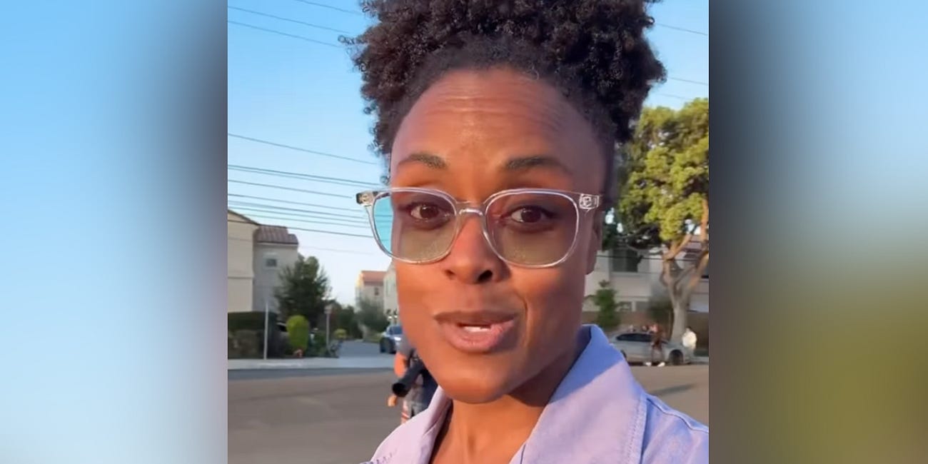 Maya May on Scene at the L.A. Protests