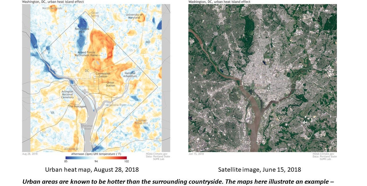 PSYOP-CLIMATE-CHANGE: New study suggests global warming could be mostly an urban problem
