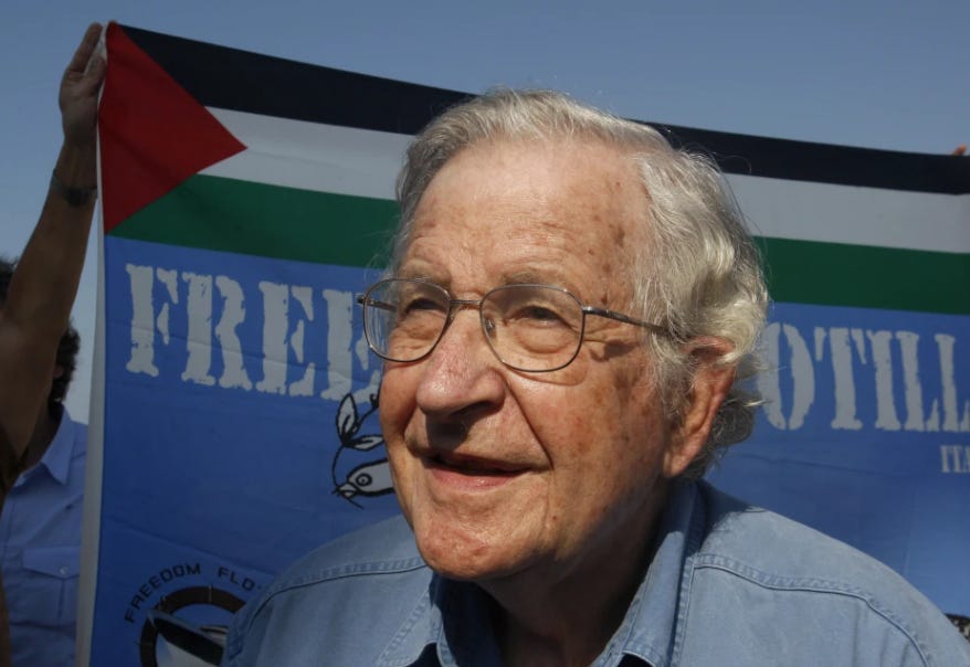 Avram Noam Chomsky [95 years old] Alive After Stroke Year Ago. He's Really Sad About Israel. Please Pray for His Recovery