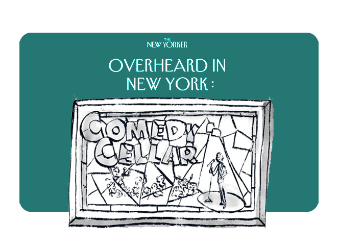 Sketchbook: Overheard at the Comedy Cellar