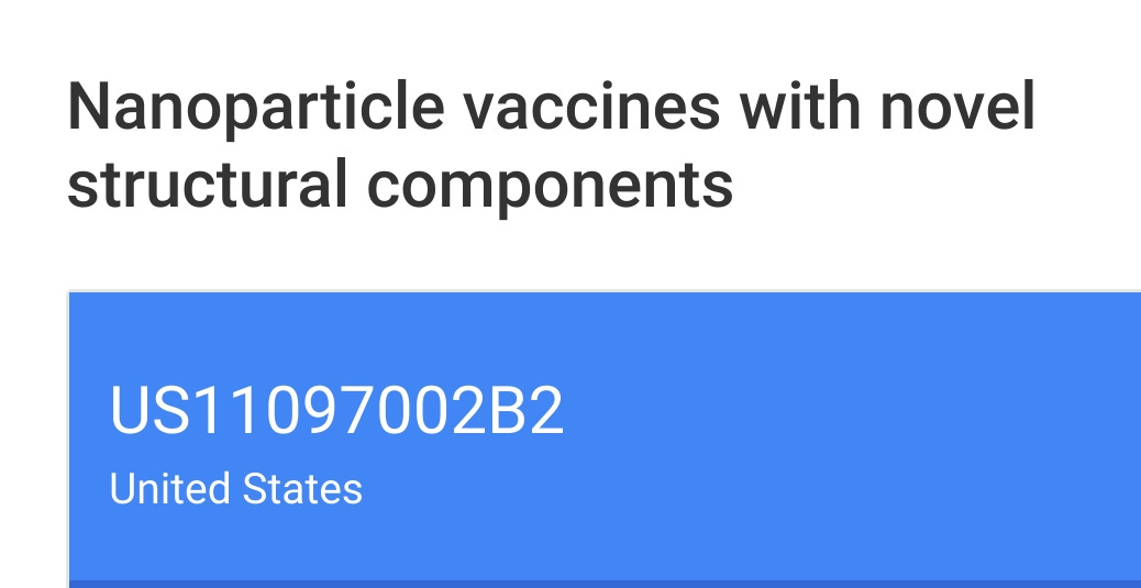 Total exposure! Here is some really good vaccine patent domains lots to dig through