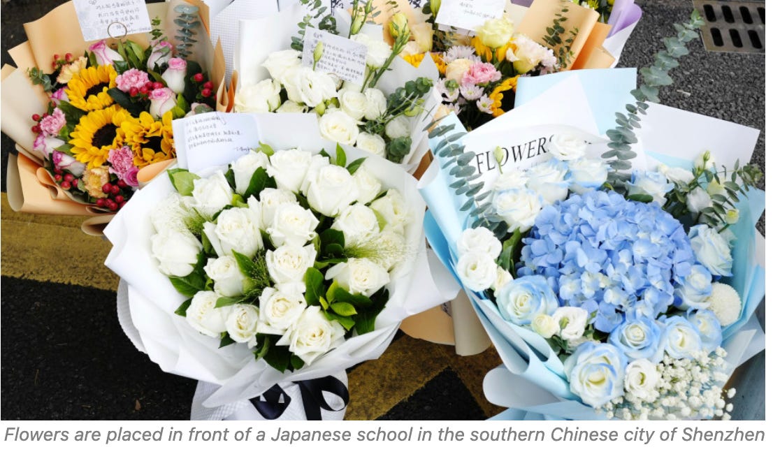 Japanese Father’s Heartfelt Letter After Son Stabbed in Shenzhen