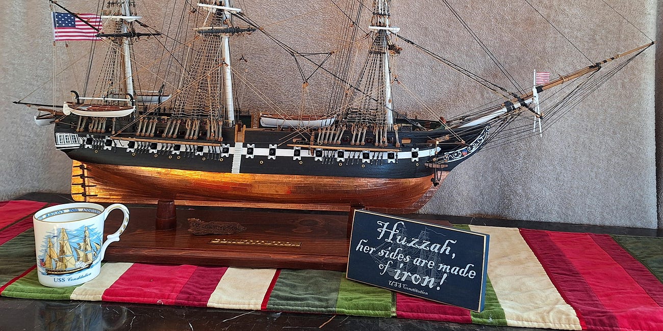 The USS Constitution- a 14 month project - and a photo essay step by step.