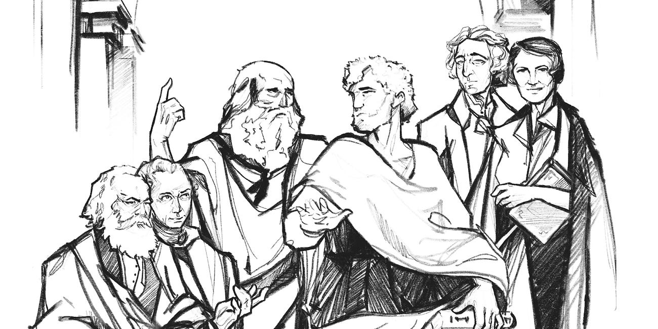 Heroes and Villains in Western Philosophy