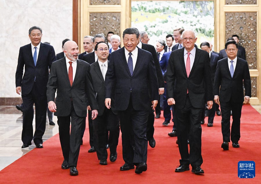 Xi tells visiting Americans China is planning "to comprehensively deepen reform"