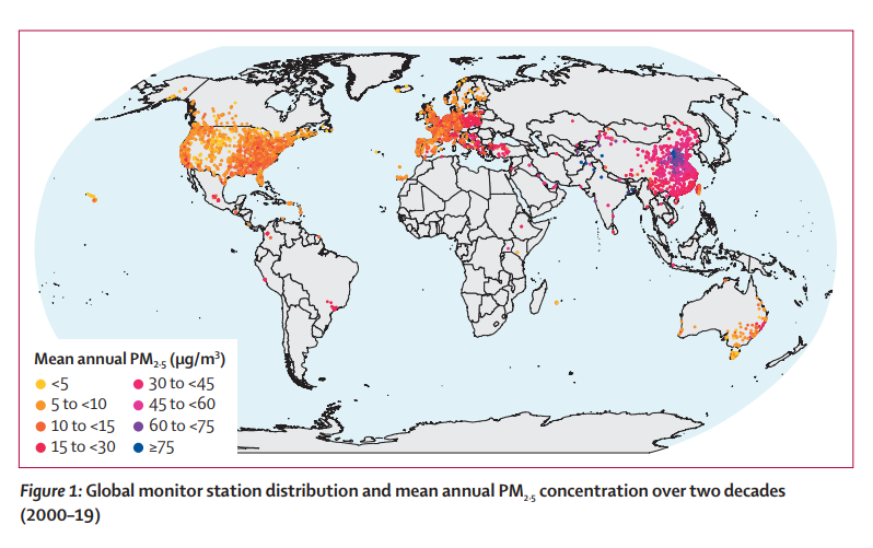 Groundbreaking air pollution study finds almost no safe place on Earth - Only 0.001 percent of the global population is exposed to WHO-safe levels.