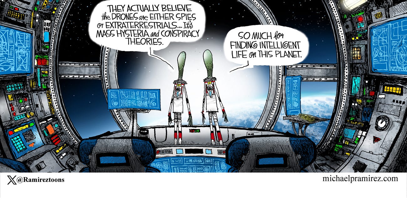 Michael Ramirez: Droning On 12-20-24