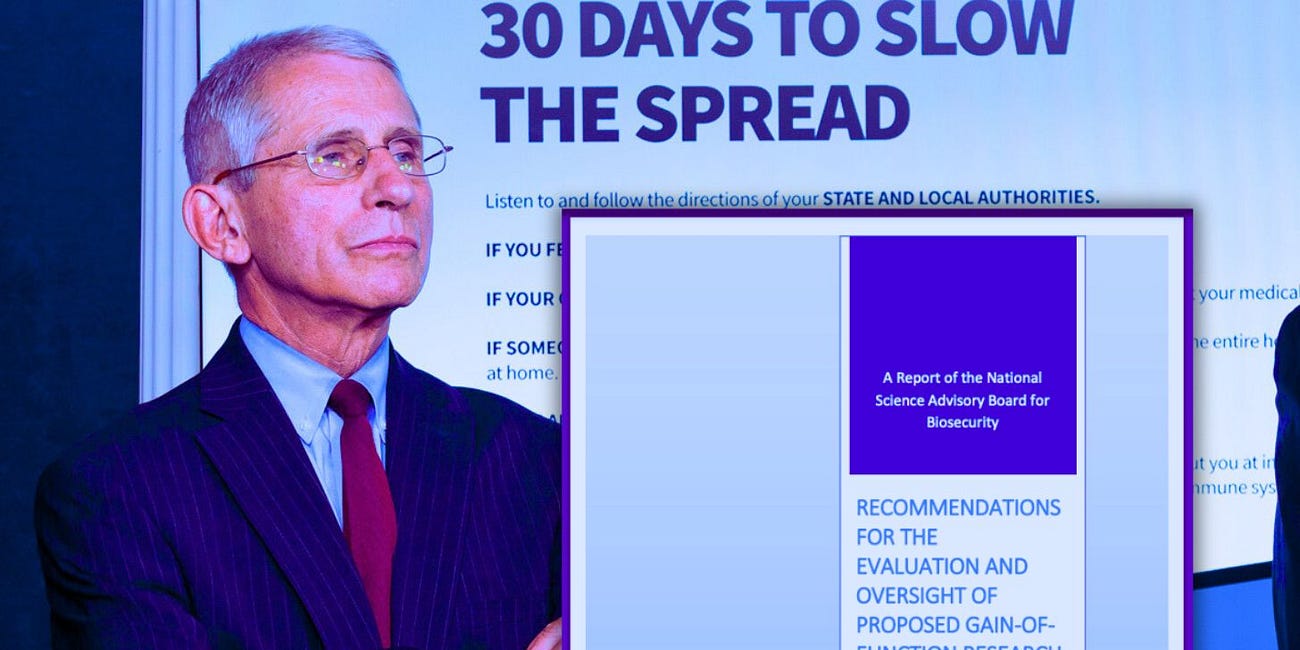 Fauci Confirmed in 2016 'Most Probable' Gain-of-Function Biosecurity Risk Is 'Insider' Lab Leak, Despite COVID-19 Denials