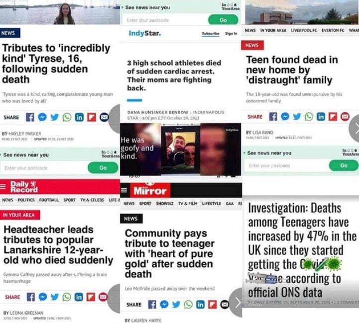 BREAKING: UK’s Telegraph Comes Clean – Front Page Headline Reads “Covid Jabs May Be to Blame for Increase in Excess Deaths”