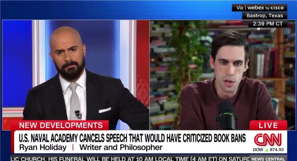 Kudos to Ryan Holiday for Standing on Principle