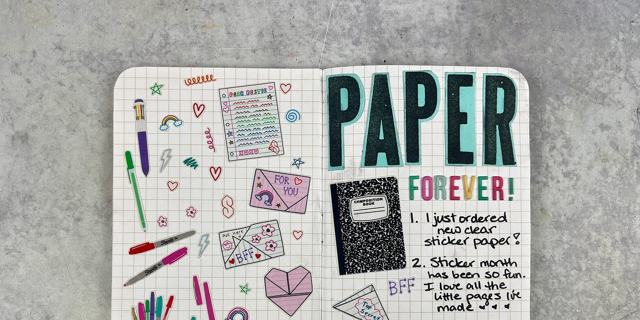 Daily Pages 02/15/24: Paper Forever! 