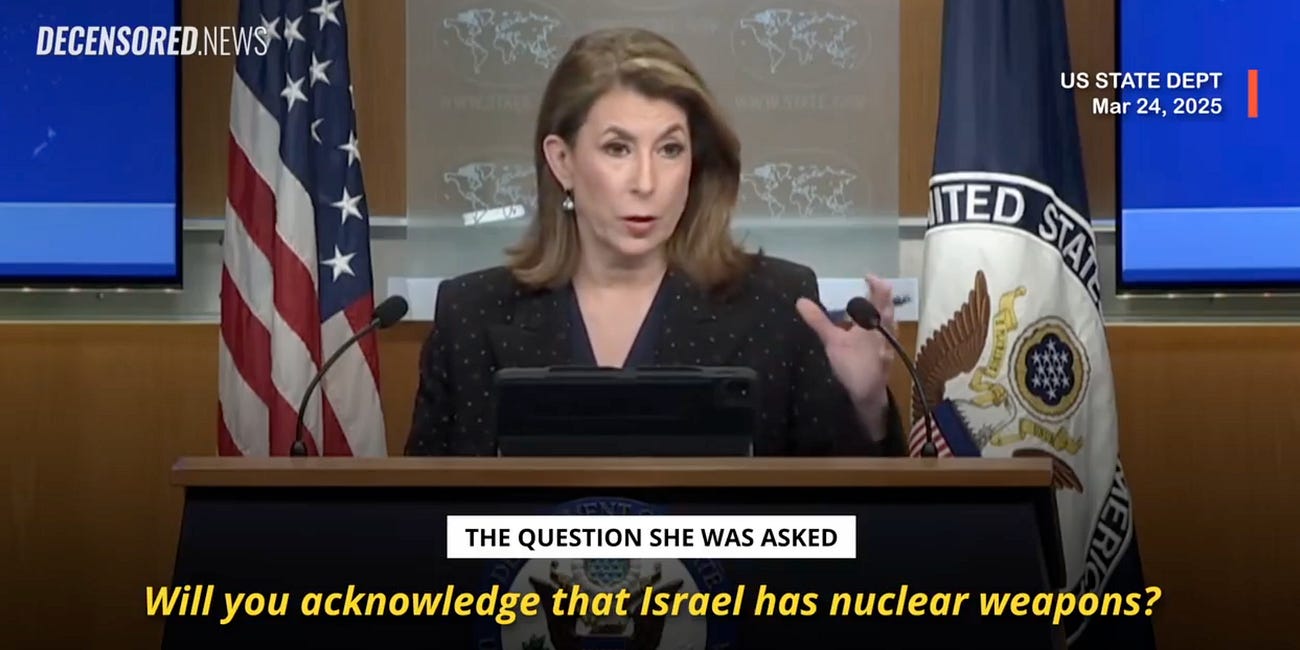 Regarding New JFK Disclosures, State Department Refuses to Acknowledge Israel's Nukes