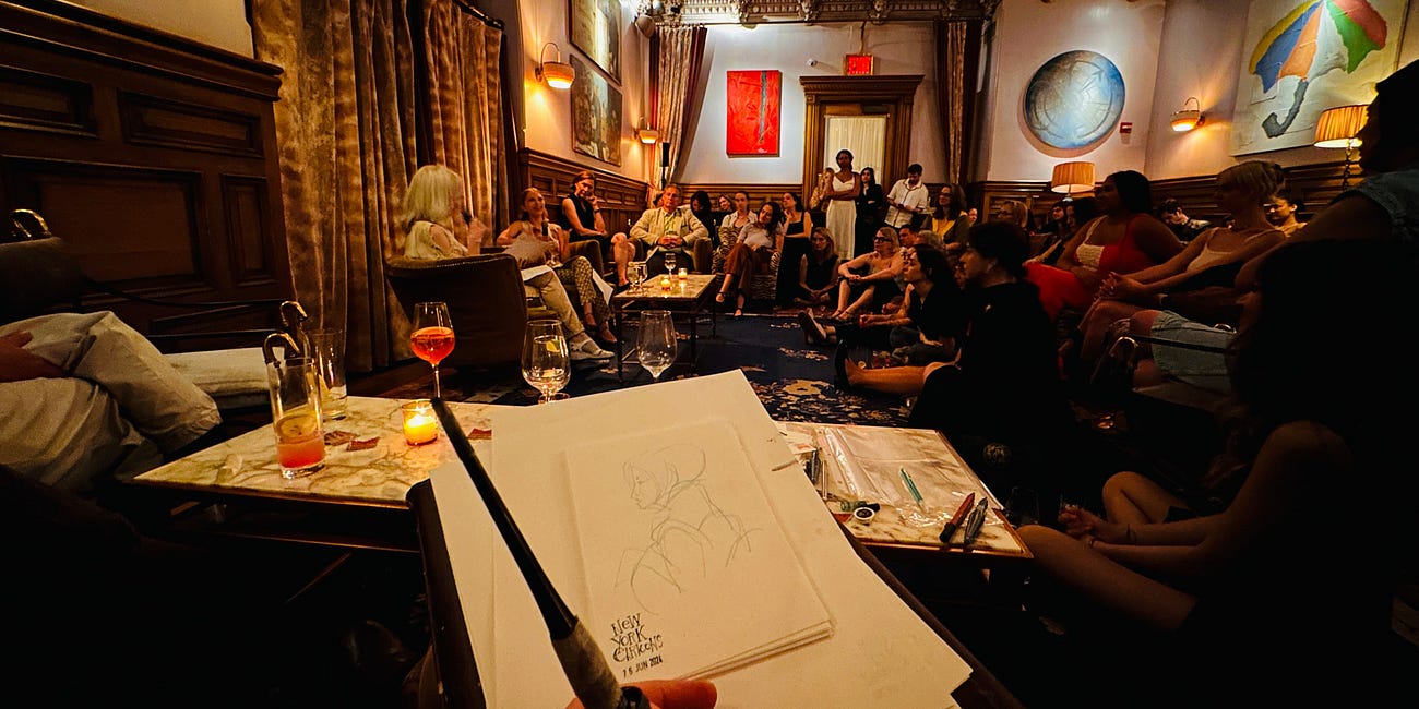 Spilling Ink at the Hotel Chelsea