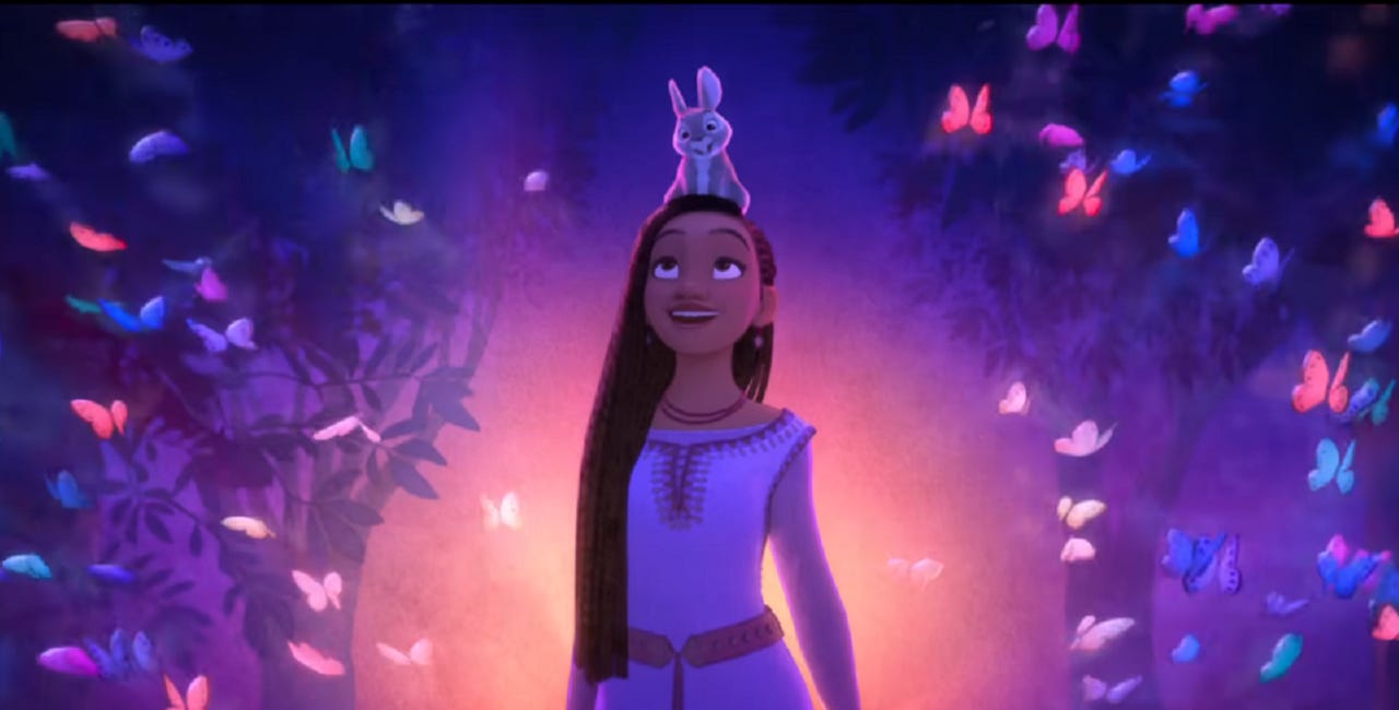 Asha's Star Lights In Teaser Trailer For Disney's Next Animated Film 'Wish'
