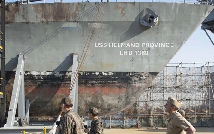 Navy announces USS Hamid Karzai International Airport as second ship in new Despair-class