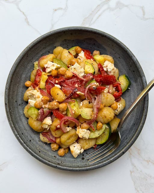 Mediterranean Sheet-Pan Gnocchi