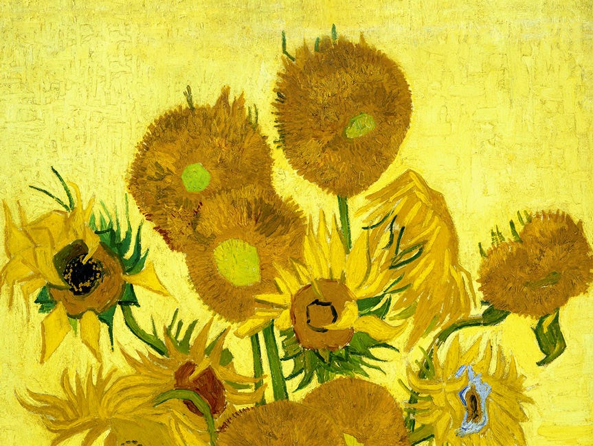 A Reflection on van Gogh’s Sunflowers