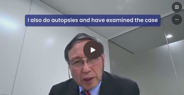 Professor Fukushima: "The Victim's Heart Was Melted Due to the Vaccine. This is MURDER."