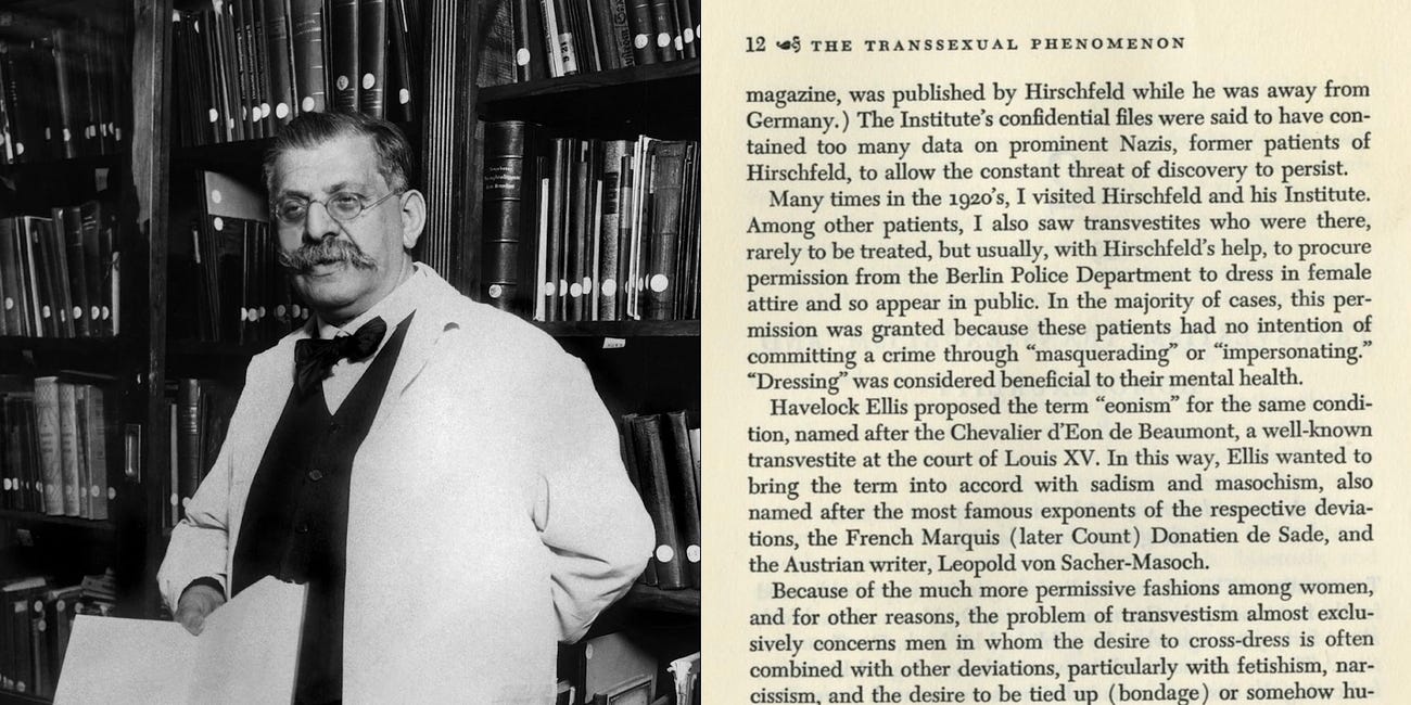 How Transgender Historians Gave Magnus Hirschfeld the Marsha P. Johnson Treatment