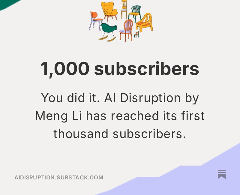 1,000 followers discount.