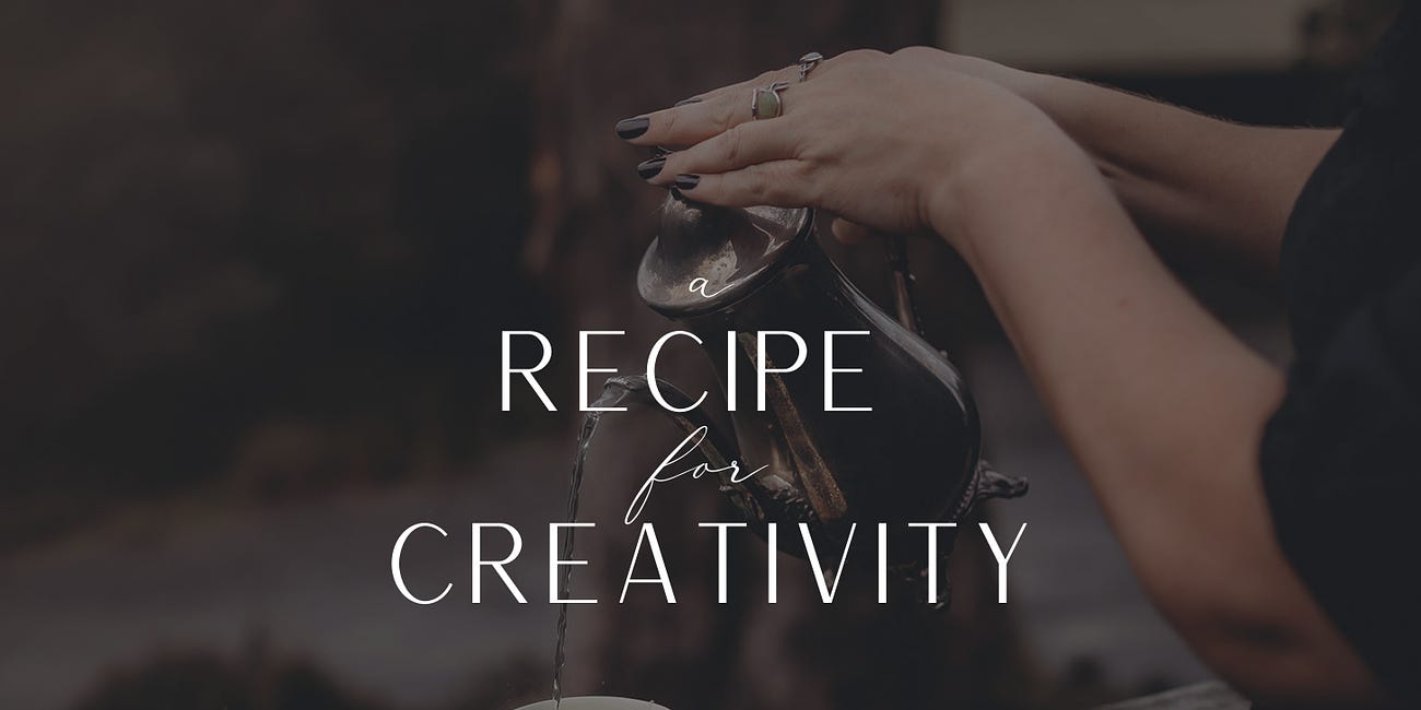 A recipe for creativity