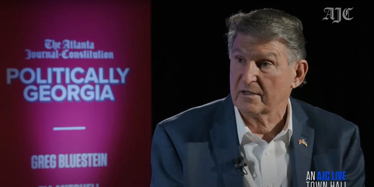 Joe Manchin Thinks He Can Be President Because His Thinking Is In The Shop