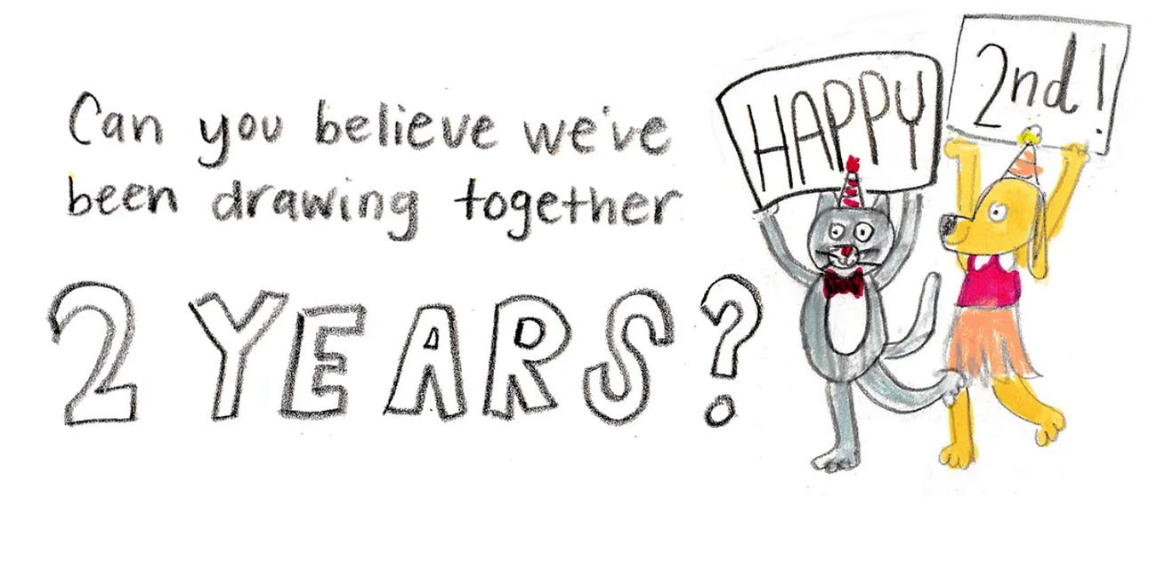 Cheers to 2 years! 🥳