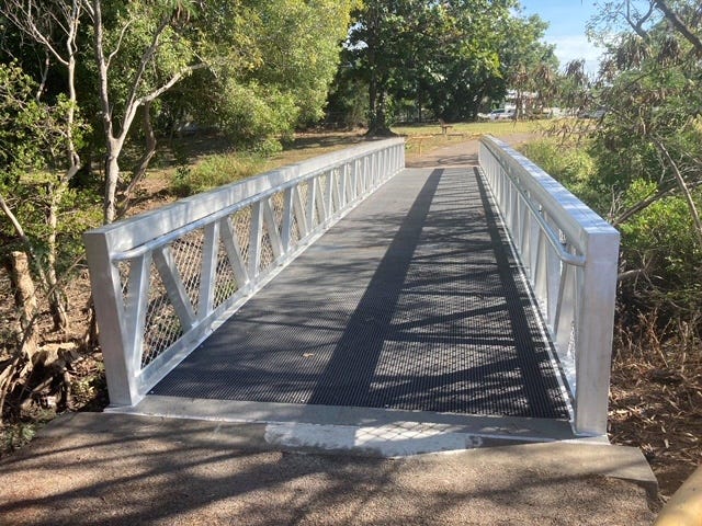 The Kid's bridge to Huntley will be back in action soon with a little help from the community