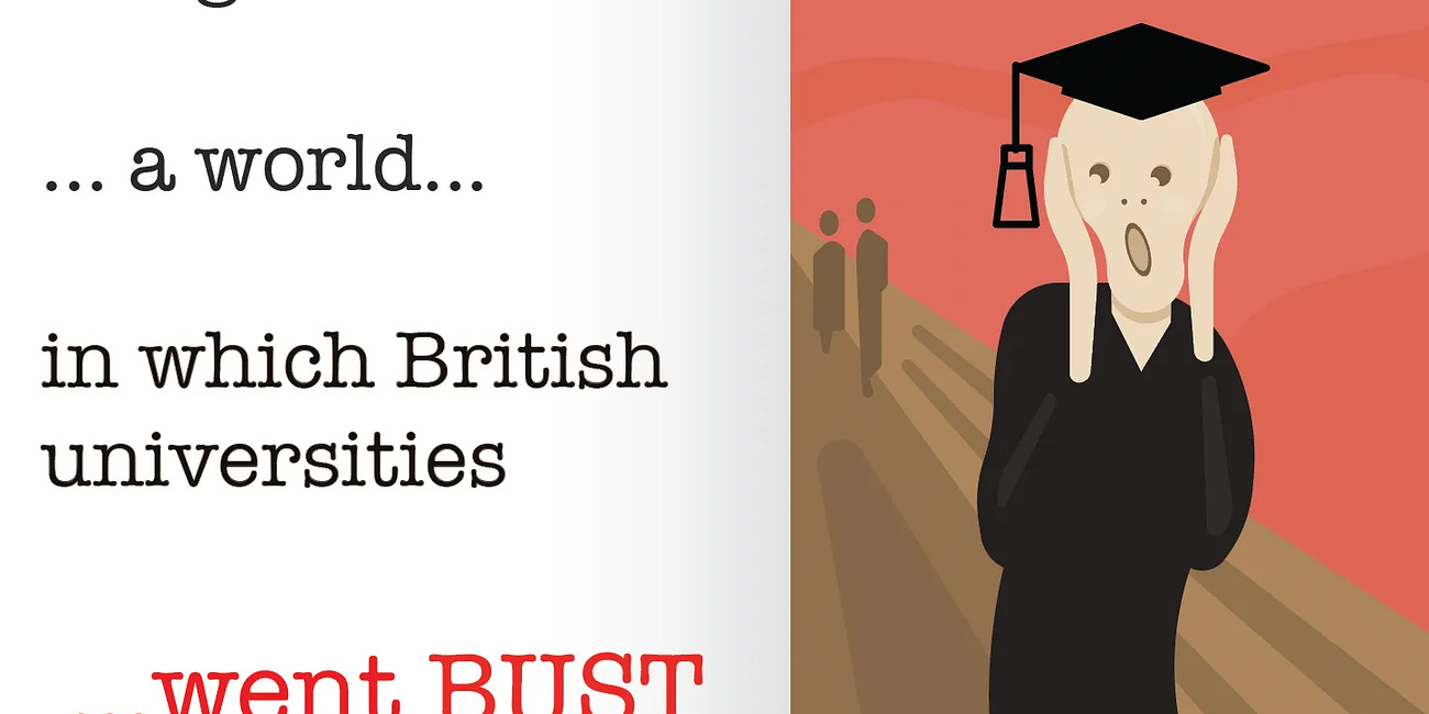 Imagine... a world in which British universities went bust