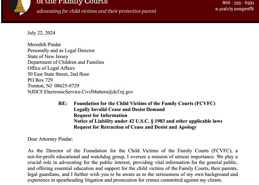 Family Court Watchdog Fights Back