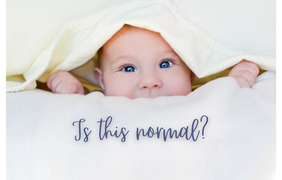 The weird things babies do that no-one warns you about