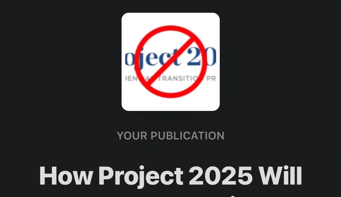 Invite your friends to read How Project 2025 Will F*ck YOUR Life