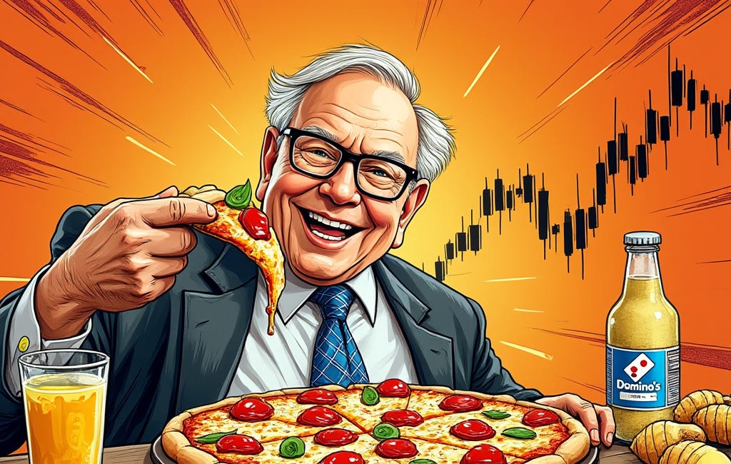Warren Buffett croque dans Domino’s : pas sûr qu’il partage sa part !